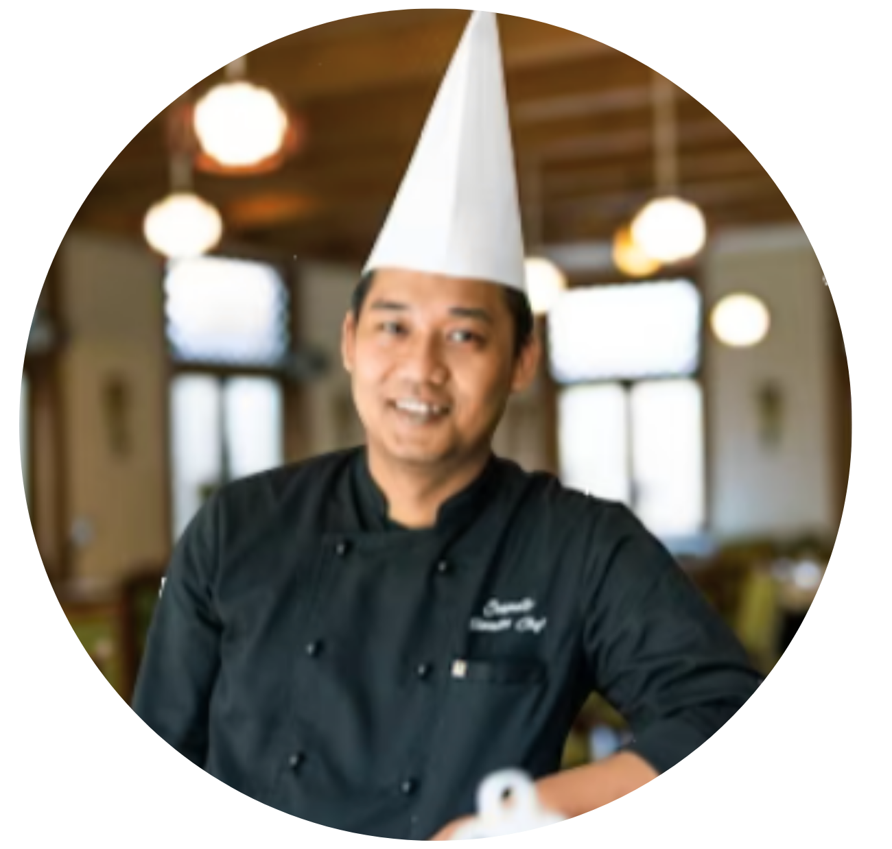 Portrait of the head chef, Rohan Sharma.